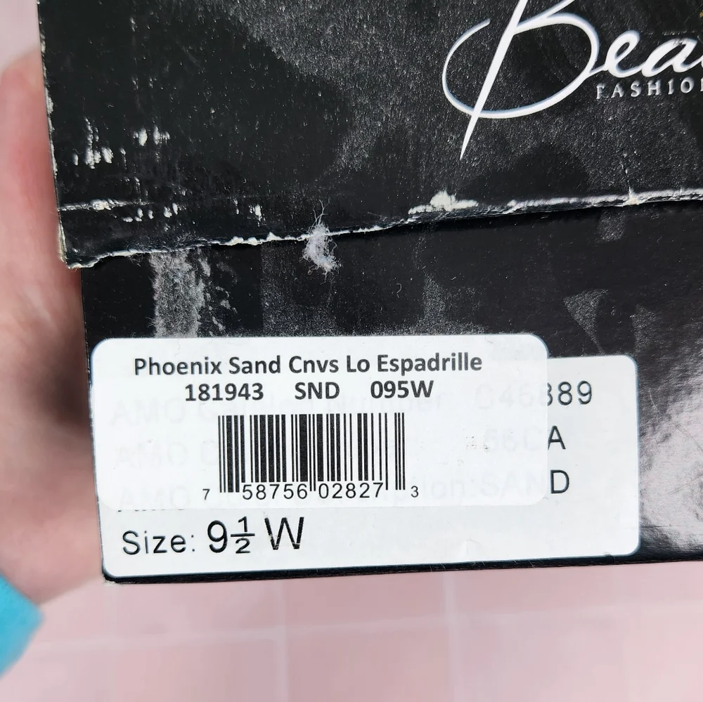 Beacon Phoenix Canvas Wide Paillettes Espadrilles